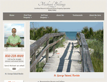 Tablet Screenshot of michaelbillingsrealestate.com